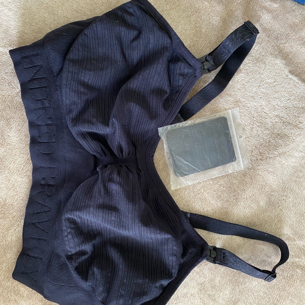 Kindred Bravely Black Ribbed Bralette